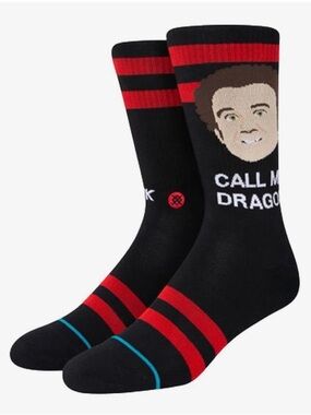 Stance Black and Red Graphic Men's Socks